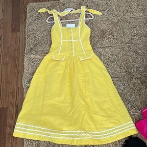 Steele drop waist midi dress